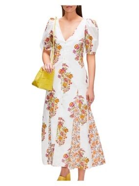 Alix of Bohemia Bianca Floral Midi Dress